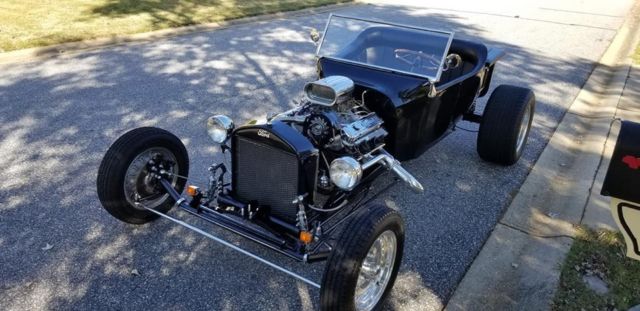 1923 Black Ford Model T Convertible