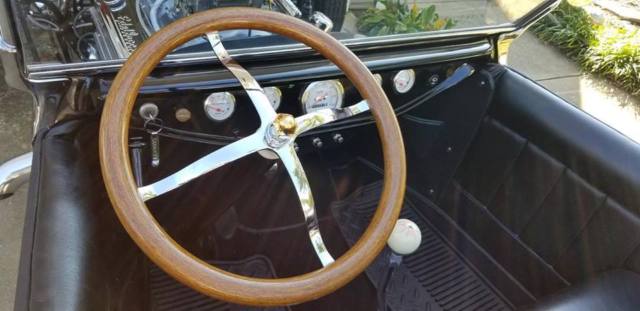 1923 Black Ford Model T Convertible