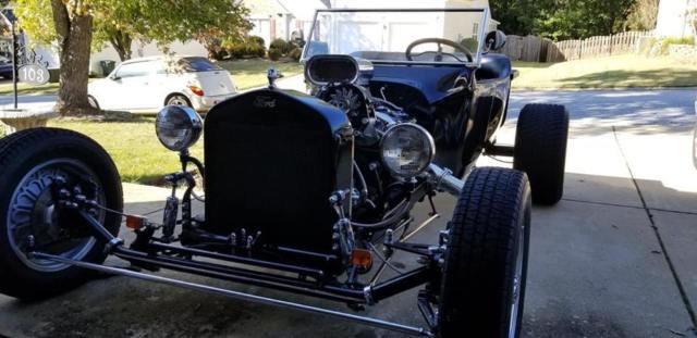 1923 Black Ford Model T Convertible