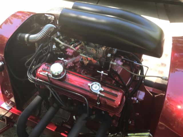 1923 Burgundy Ford Rat rod, hot rod, street rod, show car Convertible