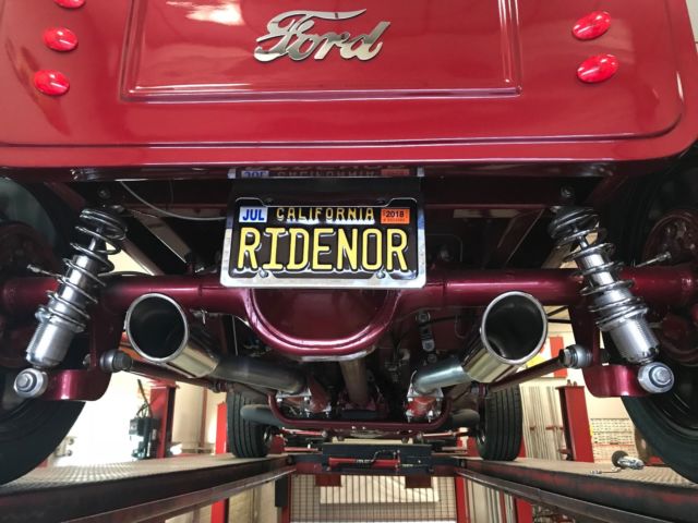 1923 Burgundy Ford Rat rod, hot rod, street rod, show car Convertible