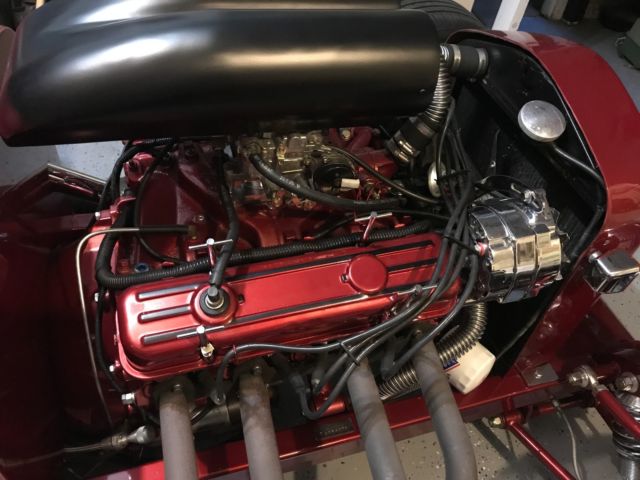 1923 Burgundy Ford Rat rod, hot rod, street rod, show car Convertible