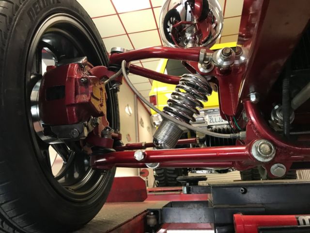 1923 Burgundy Ford Rat rod, hot rod, street rod, show car Convertible