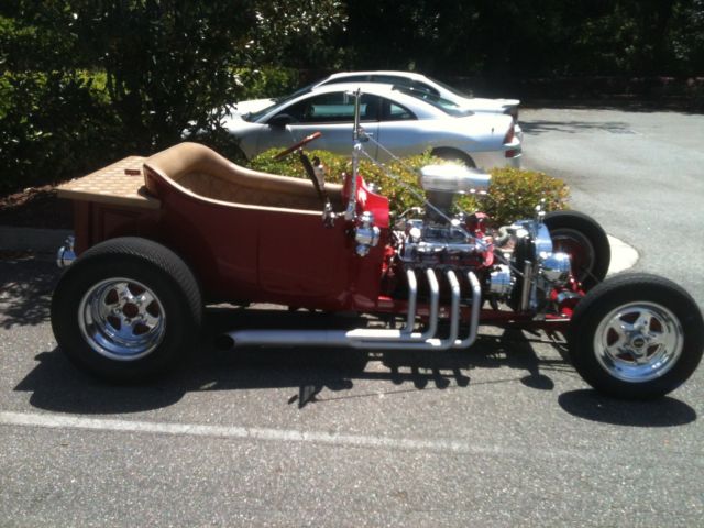 1923 Red Ford Model T Convertible