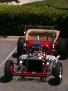 1923 Red Ford Model T Convertible