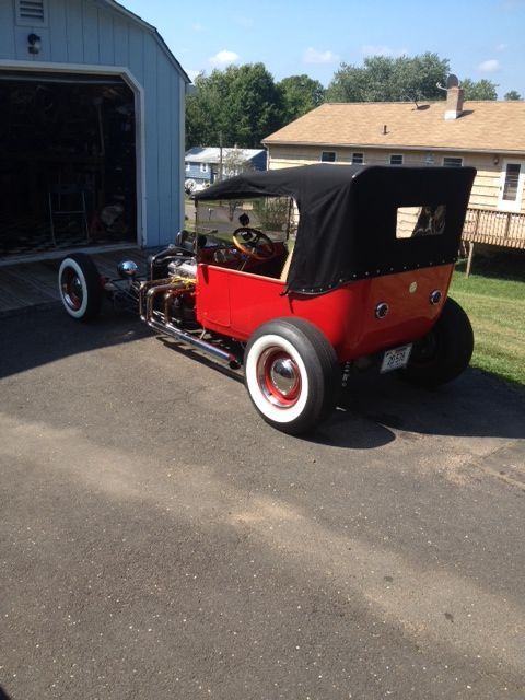 1923 Red Ford Model T Convertible