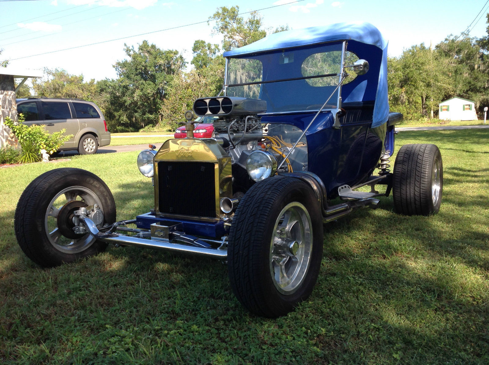 1923 Blue Ford Model T Convertible