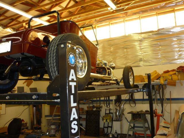 1923 Burgundy Ford Model T Convertible