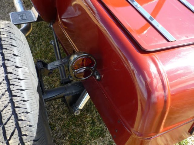 1923 Burgundy Ford Model T Convertible