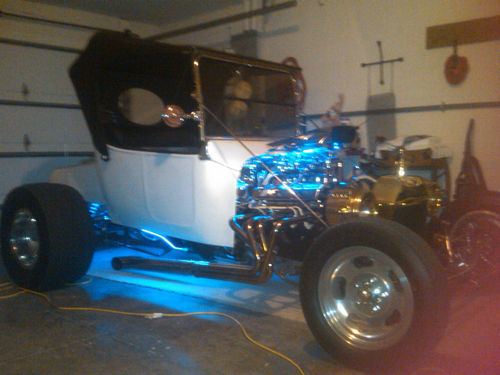 1923 White Ford Model T Convertible