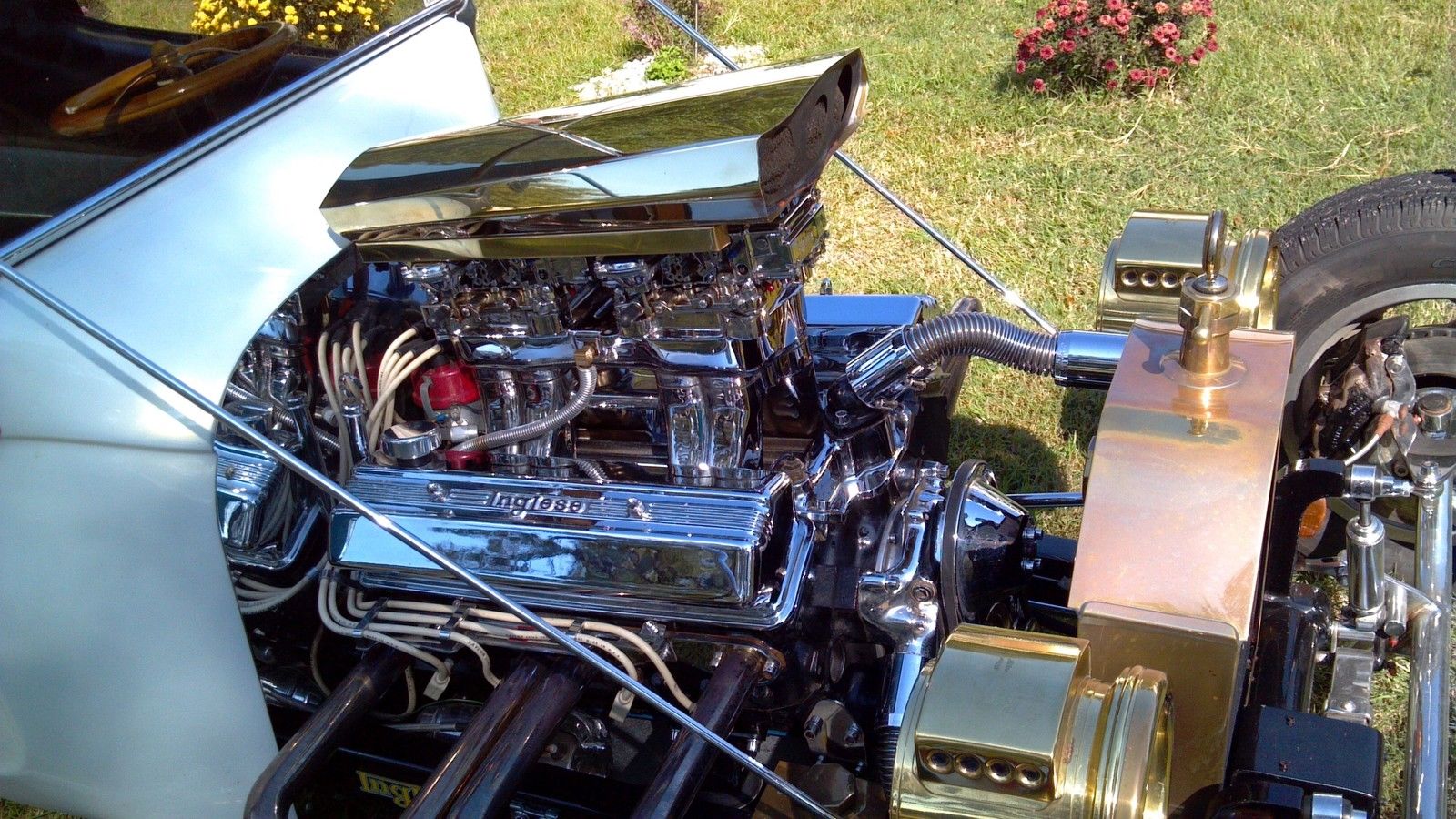 1923 White Ford Model T Convertible