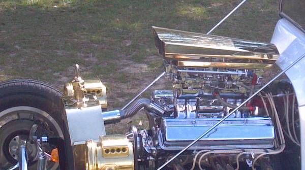 1923 White Ford Model T Convertible