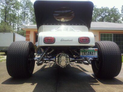 1923 White Ford Model T Convertible