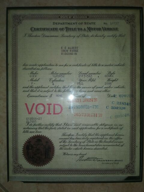 1924 red Chevrolet Chevy 2 door