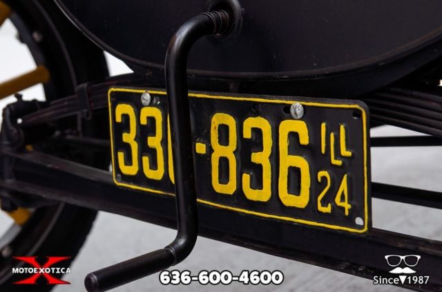 1924 Yellow over black Ford Model T Convertible