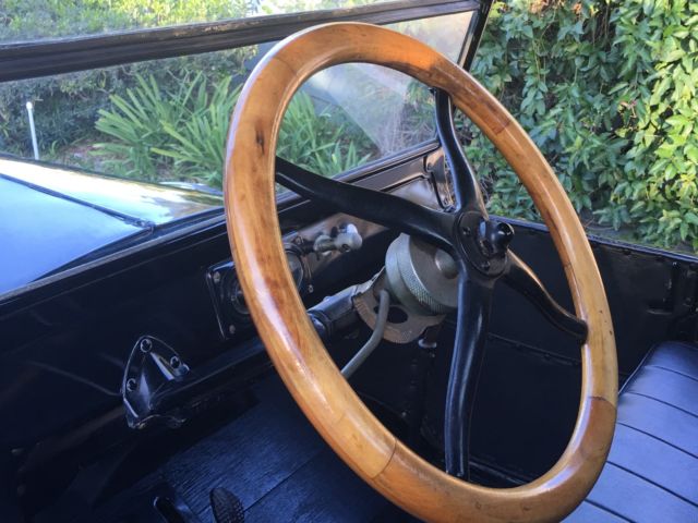 1924 Black Ford Model T Roadster