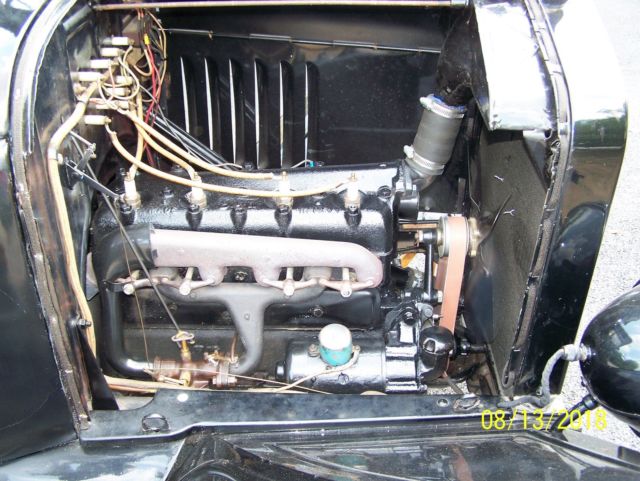 1924 Black Ford Model T Convertible