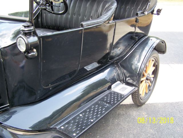 1924 Black Ford Model T Convertible