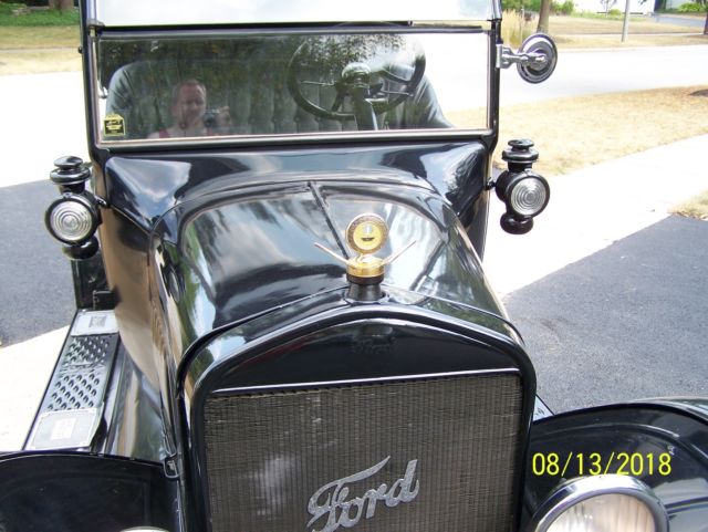 1924 Black Ford Model T Convertible