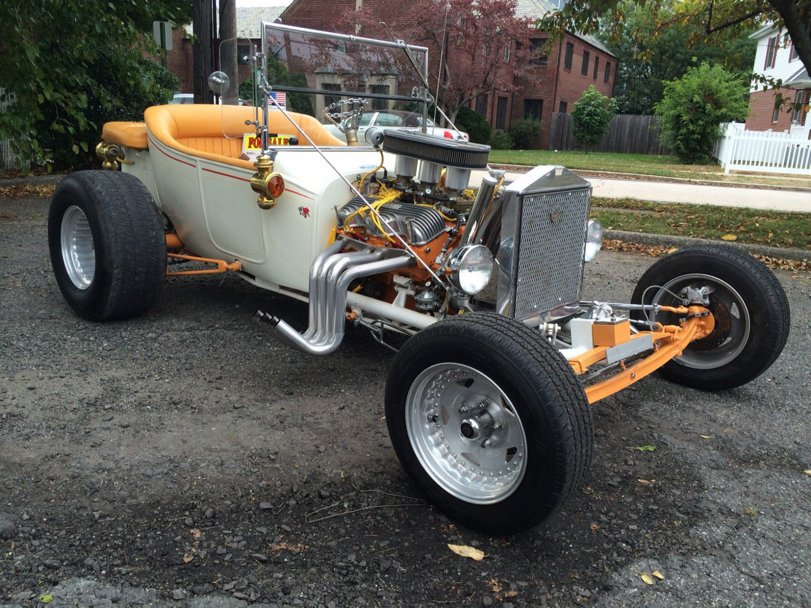 1925 Pearl White Ford Model T