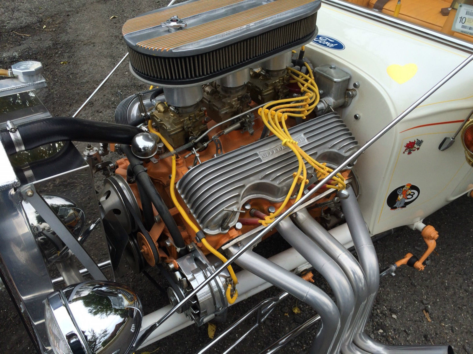 1925 Pearl White Ford Model T