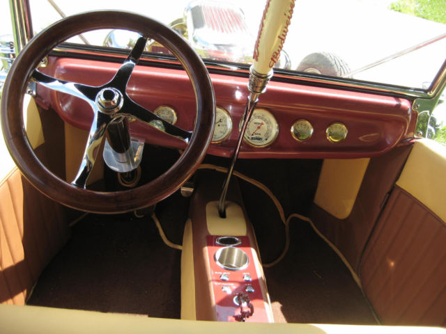 1925 Red Crystal Pearl Ford Model A Convertible
