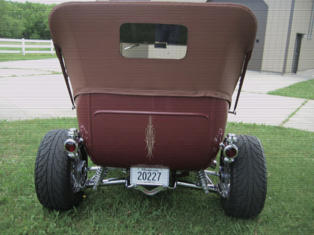 1925 Red Crystal Pearl Ford Model A Convertible