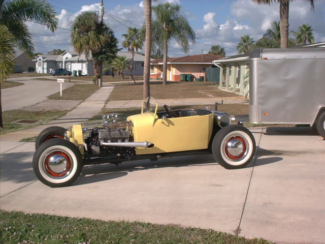 1926 Yellow Ford Model T Roadster