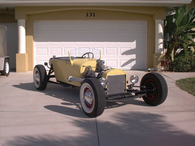 1926 Yellow Ford Model T Roadster