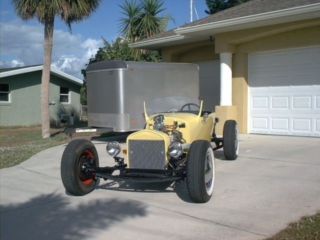 1926 Yellow Ford Model T Roadster
