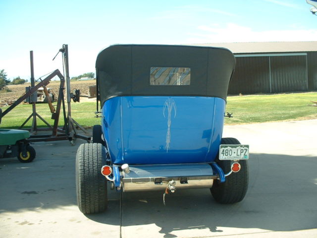 1926 Blue Ford Model T Convertible
