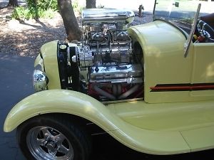 1926 Yellow Ford Model T Convertible