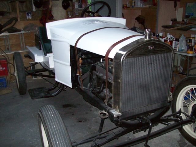 1926 white Ford Model T roadster