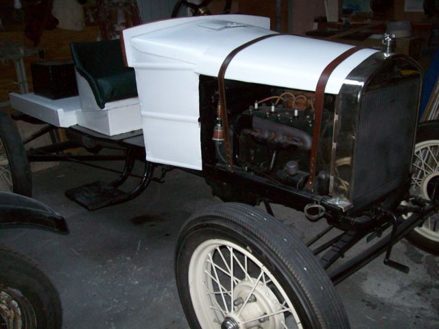 1926 white Ford Model T roadster
