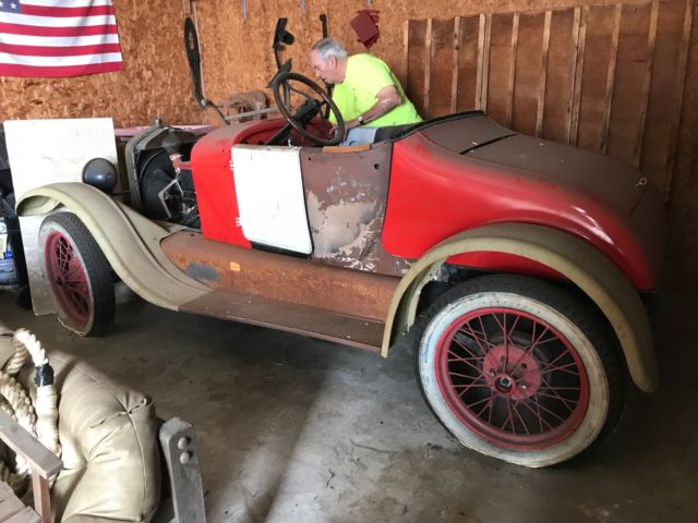 1926 Red Ford Model T Convertible