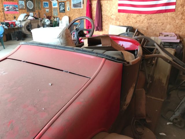 1926 Red Ford Model T Convertible