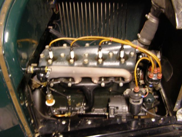 1926 green and black Ford Model T Convertible