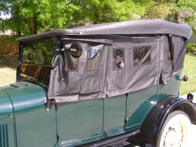 1926 green and black Ford Model T Convertible