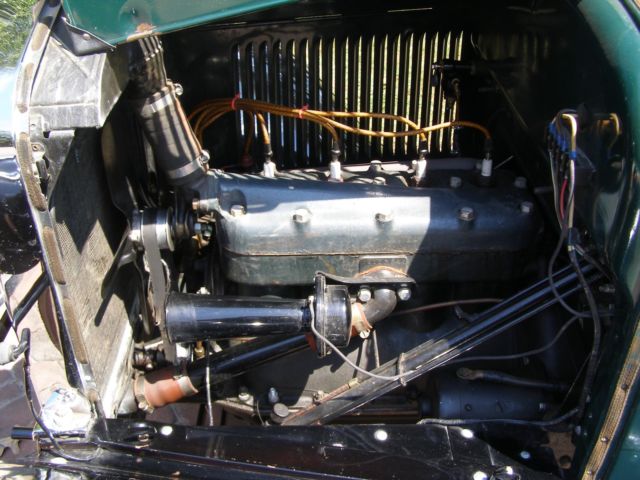 1926 green and black Ford Model T Convertible