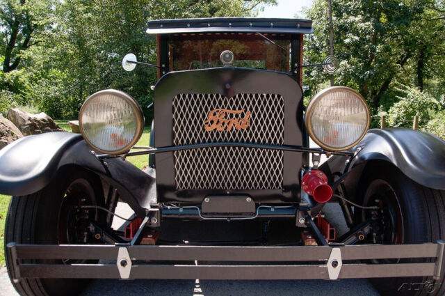 1927 Black Ford Custom Hotrod Woody Wagon Wagon
