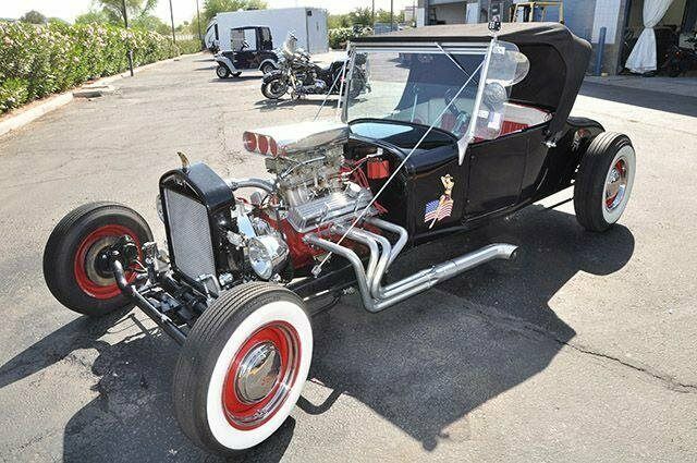 1927 Black Ford Model A Convertible