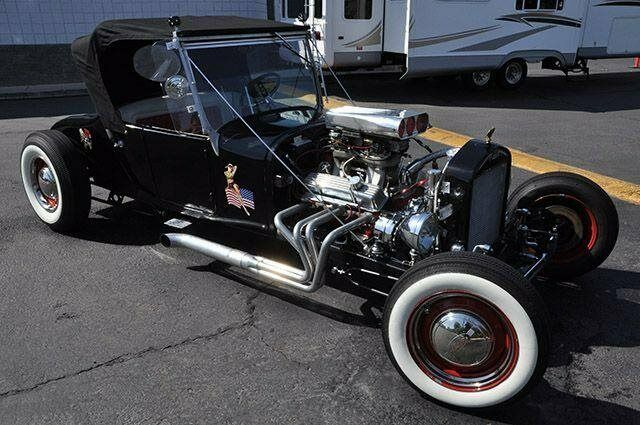 1927 Black Ford Model A Convertible