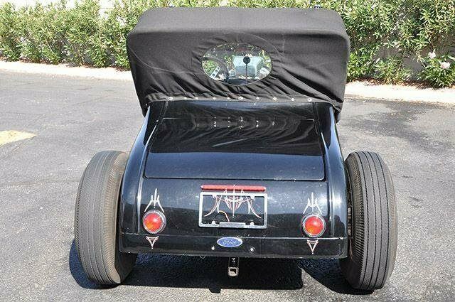 1927 Black Ford Model A Convertible