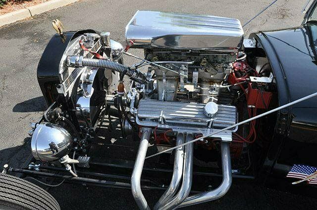 1927 Black Ford Model A Convertible