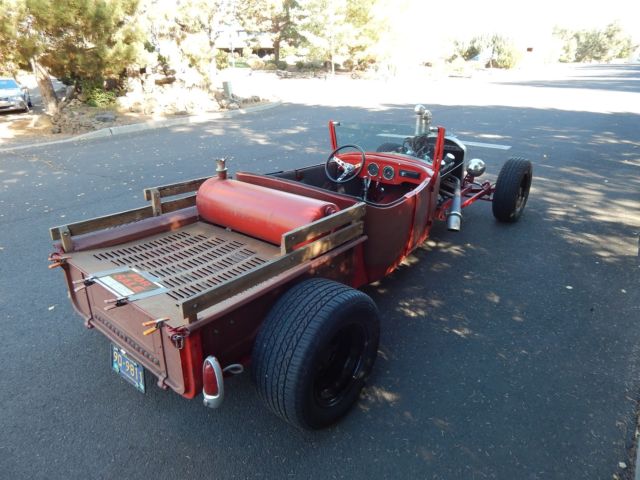 1927 Red Ford Model A Roadster