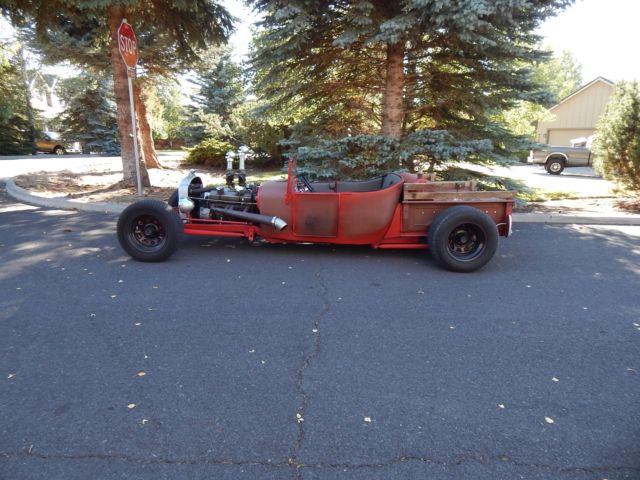 1927 Red Ford Model A Roadster