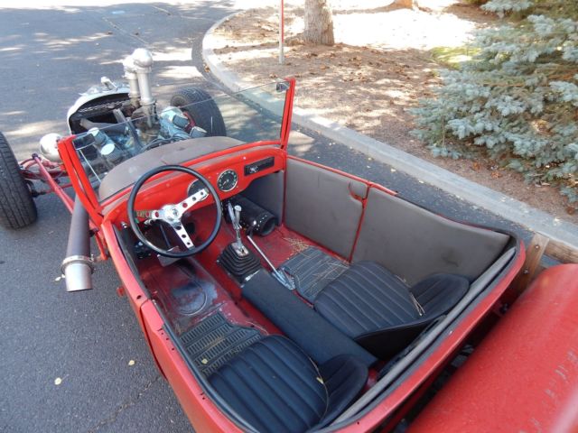 1927 Red Ford Model A Roadster