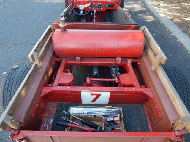 1927 Red Ford Model A Roadster
