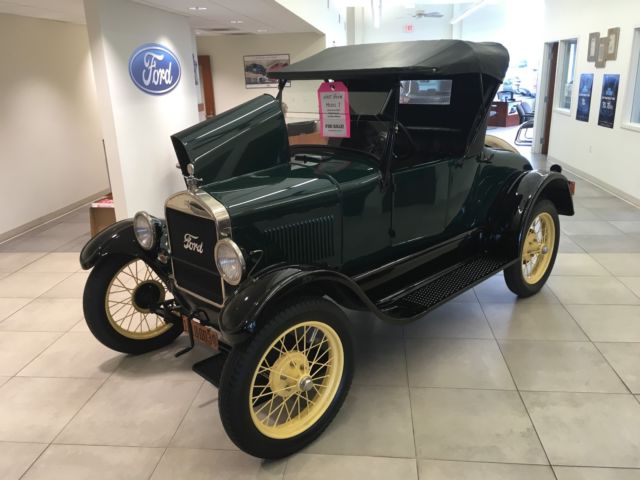 1927 Green Ford Model T Convertible