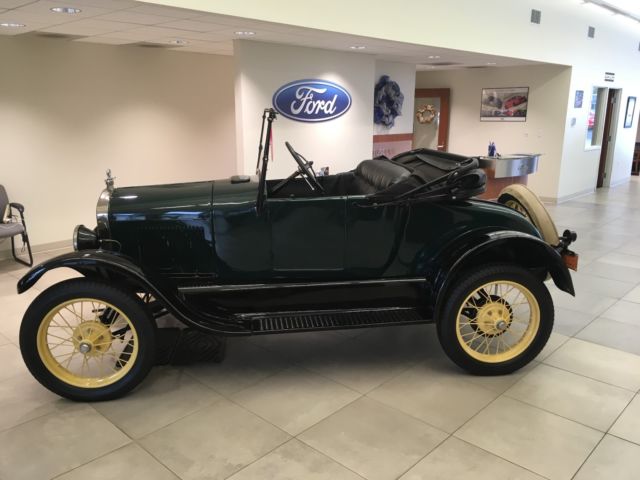 1927 Green Ford Model T Convertible
